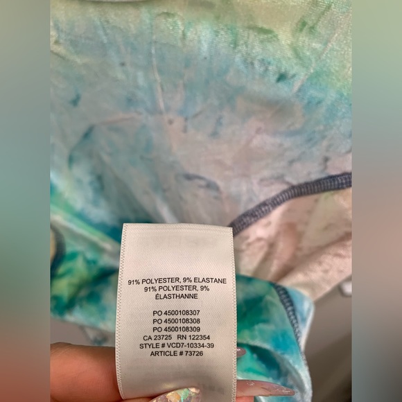 ARITZIA Wilfred Free Multicolour Inverted Stitch Velvet Tee in XXS - Picture 5 of 6